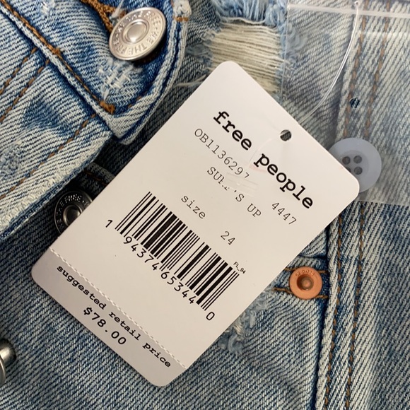 Free People | Wrap Denim Skirt | NWT - Picture 4 of 7